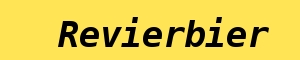 Schriftzug Revierbier